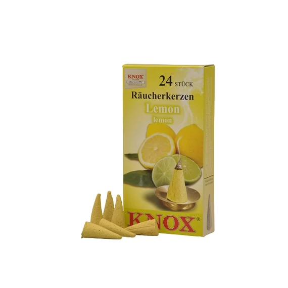 KNOX füstölő gyertyák - citrom illatú